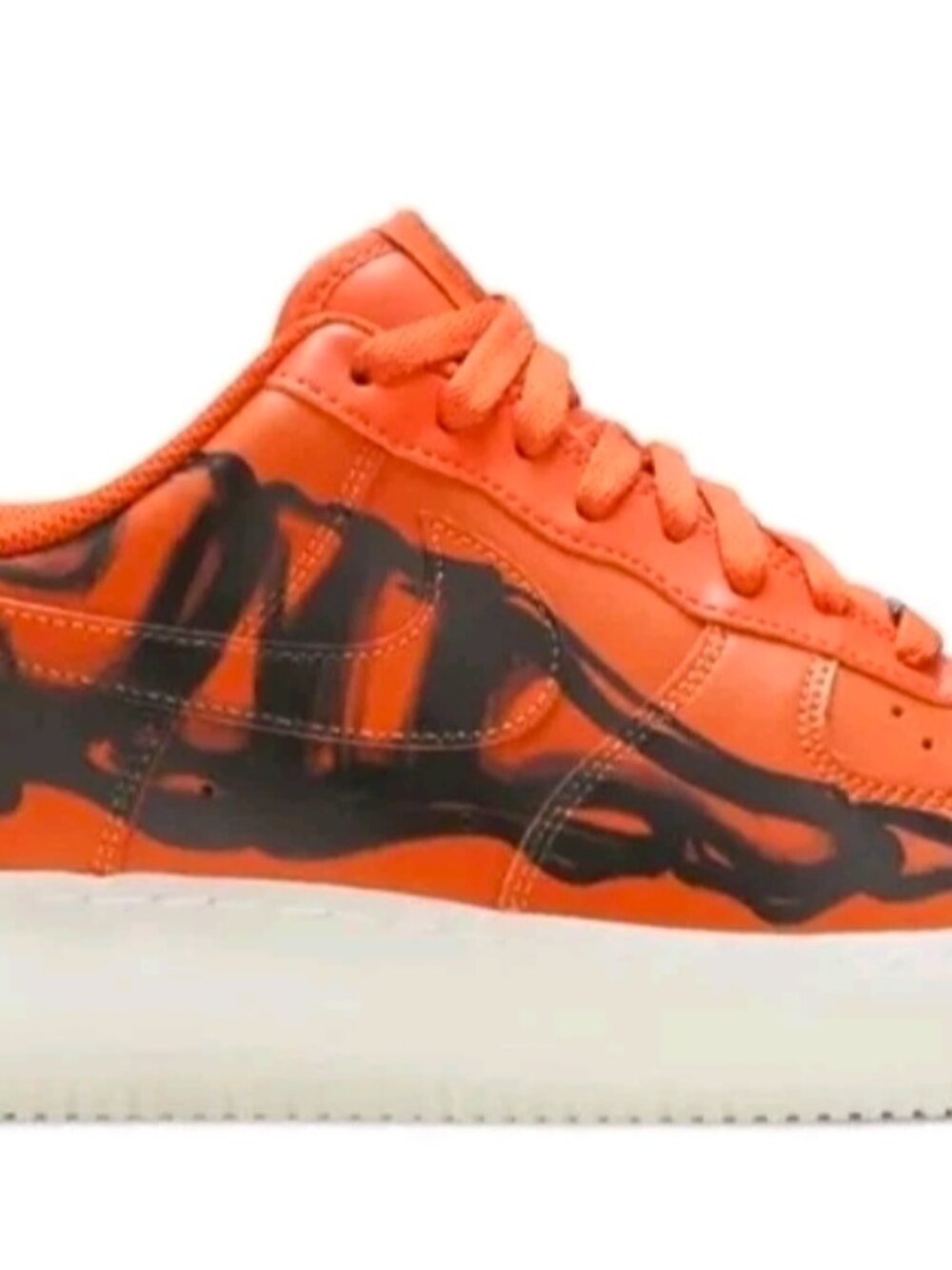 🌟Nike🌟 Air Force 1 Low 'Orange Skeleton' CU8067-800 Men's Size 14